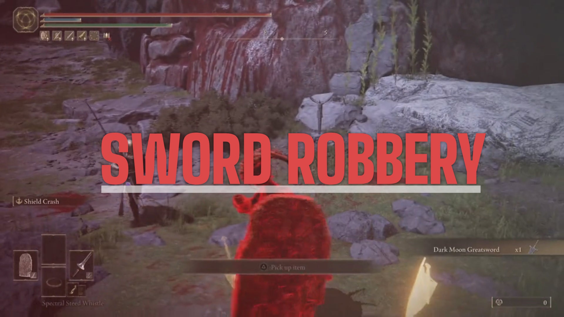 Elden Ring invader steals Dark Moon Greatsword in heart wrenching video